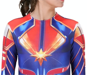 Detský kostým Superhrdinka Captain Marvel 122-134 L