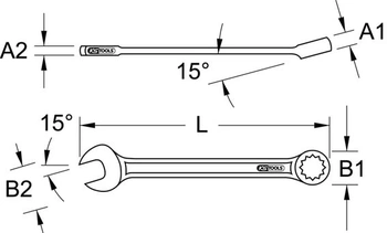 Kombinovaný klíč KS TOOLS 16 mm - 922.0016