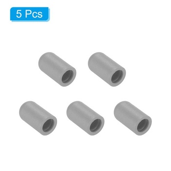 PATIKIL 5dielny tlmič paličiek, vnútorný priemer 6 mm, dĺžka 17 mm, tichý hrot, sivý