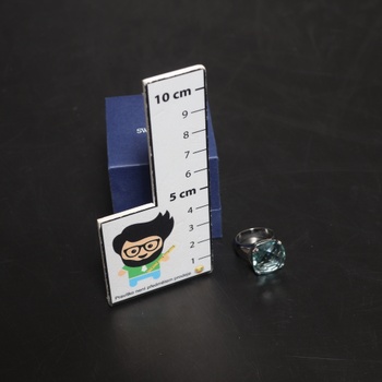 Dámsky strieborný prsteň Swarovski priemer 15mm