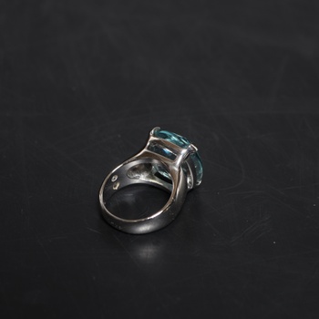 Dámsky strieborný prsteň Swarovski priemer 15mm