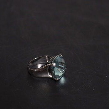 Dámsky strieborný prsteň Swarovski priemer 15mm