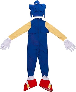 Detský kostým Sonic s maskou a rukavicami 122-128 M