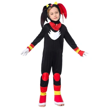 Detský kostým Sonic Shadow s maskou a rukavicami 116-128 M
