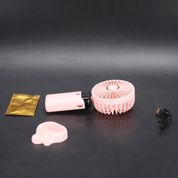 Ručný ventilátor Rafada, prenosný mini ventilátor, dobíjací, malý vreckový ventilátor s 5