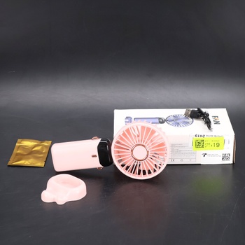 Ručný ventilátor Rafada, prenosný mini ventilátor, dobíjací, malý vreckový ventilátor s 5