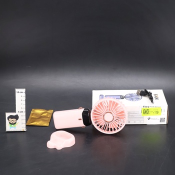 Ručný ventilátor Rafada, prenosný mini ventilátor, dobíjací, malý vreckový ventilátor s 5