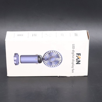 Ručný ventilátor Rafada, prenosný mini ventilátor, dobíjací, malý vreckový ventilátor s 5