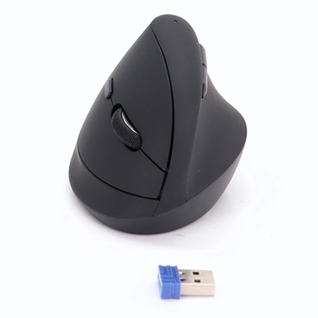 TECKNET Ergonomická myš Mini, 2,4G bezdrôtová vertikálna myš pre malé ruky, senzor 4800 DPI, 5