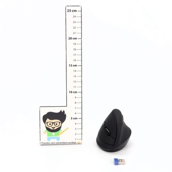 TECKNET Ergonomická myš Mini, 2,4G bezdrôtová vertikálna myš pre malé ruky, senzor 4800 DPI, 5