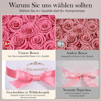 Krabička s růžemi MAMAMIKO XP9817-sweetpink