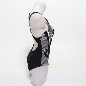 Dámske jednodielne plavky Arena Damen Scratch Control Pro Back B (balenie po 1 ks) 44 čierno-biele