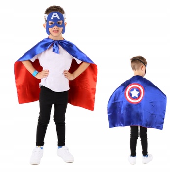 Detský karnevalový prevlek Avengers Kapitán Amerika 2v1