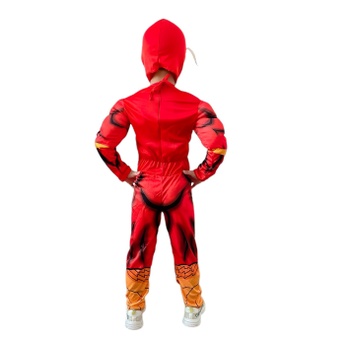 Detský kostým Svalnatý Flash s maskou 122 - 134 L