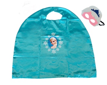 Detský karnevalový prevlek Frozen Elsa s vločkami 2v1