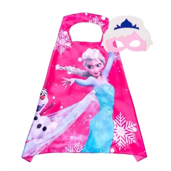 Detský karnevalový prevlek Frozen Elsa Kráľovná 2v1
