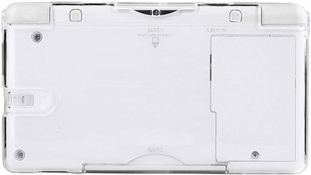 Kompletný kryt/púzdro pre Nintendo DS Lite NDSL, náhradné diely pre opravy krytu (priehľadné)