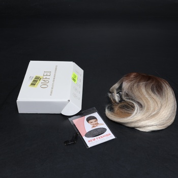 Krátka parochňa OUFEI platinová blond