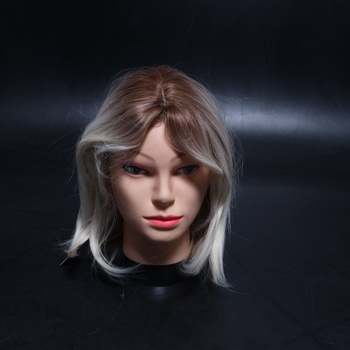 Krátka parochňa OUFEI platinová blond