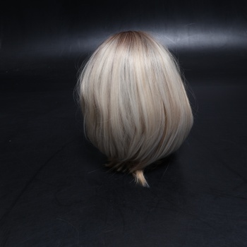 Krátka parochňa OUFEI platinová blond