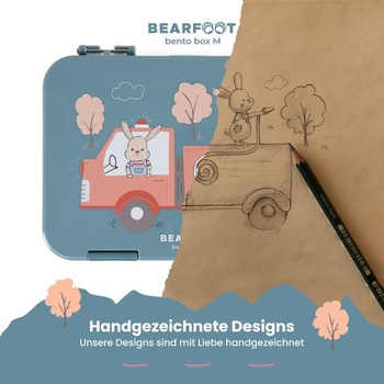 Box na svačinu Bearfoot modrý