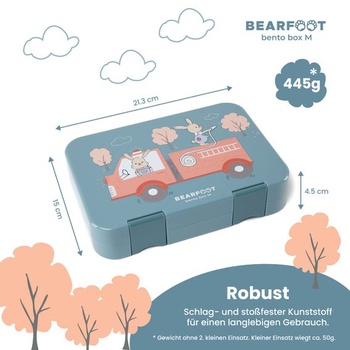 Box na svačinu Bearfoot modrý