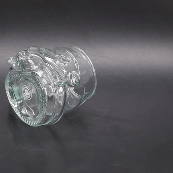 Originální pivní hrnek s motivem helmy Stormtrooper, průhledný pivní hrnek v ikonickém designu