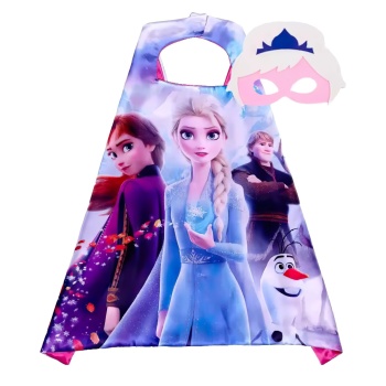 Detský karnevalový prevlek Frozen Elsa a Anna Friends 2v1