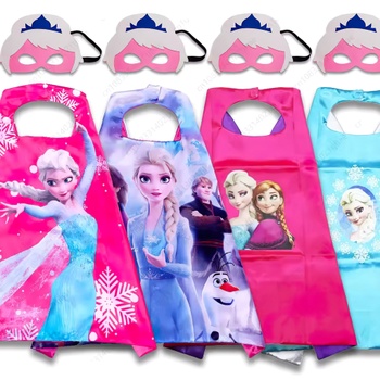 Detský karnevalový prevlek Frozen Elsa a Anna Friends 2v1