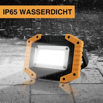 Tekstap LED pracovné svetlo, dobíjacia kempingová lampa, prenosné, 2xCOB 30W 1500LM LED pracovné