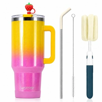 Termohrnek Watersy o objemu 40 oz s uchem a brčkem,…