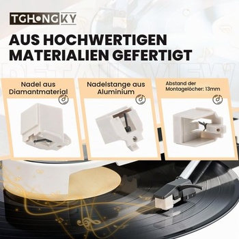 2 náhradné hroty pre gramofóny Audio-Technica ATN3600LC, náhradné hroty s čistiacou kefkou