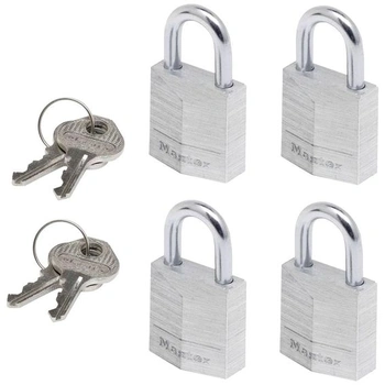 Súprava malých visiacich zámkov MASTER LOCK [s kľúčom] [4…
