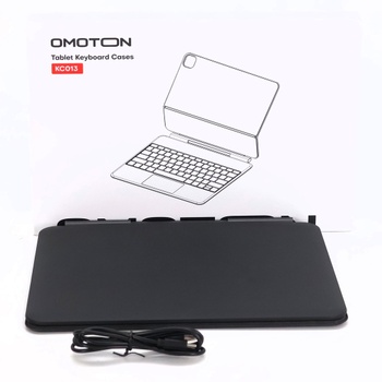 Magnetické puzdro s klávesnicou OMOTON pre iPad Air 11 palcov (M3/M2, 2025/2024) a iPad Pro 11