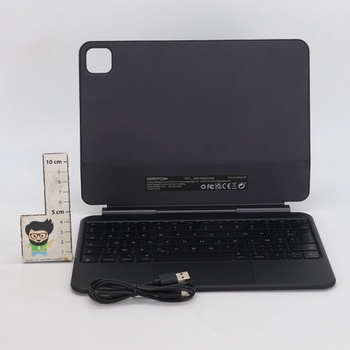 Magnetické puzdro s klávesnicou OMOTON pre iPad Air 11 palcov (M3/M2, 2025/2024) a iPad Pro 11