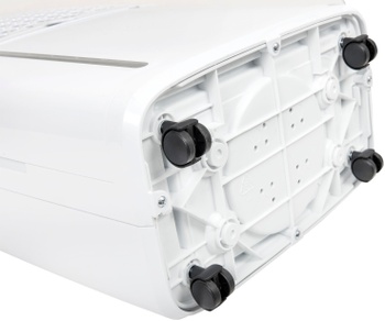 Mobilný odvlhčovač vzduchu, 20 l/deň, 5,5 l nádrž, 400 W, biely - A