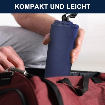 Uterák z mikrovlákna, rýchloschnúci, cestovné balenie 3 kusov, tmavo modrá
