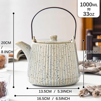 Čajová konvice keramická Yundu 1L