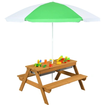 Detský piknikový stôl so slnečníkom a lavicami PI-HY10008,…