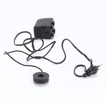 Flintronic vodní čerpadlo, 12 LED akváriové čerpadlo se 4 měnícími se barvami, 2 trysky, 15W / 1,5m
