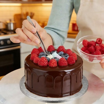 2 okrúhle podložky na torty, zlatý/strieborný opakovane použiteľný kartónový základ na torty - pevné