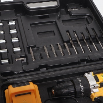 Akumulátorová příklepová vrtačka MAKTUL s 2x4000mAh 20V baterií, multifunkční elektrický příklepový