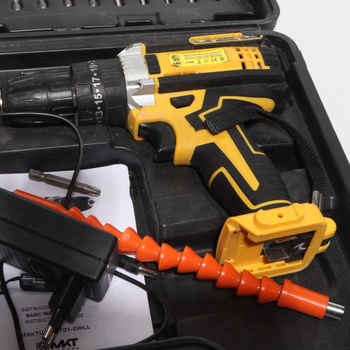 Akumulátorová příklepová vrtačka MAKTUL s 2x4000mAh 20V baterií, multifunkční elektrický příklepový