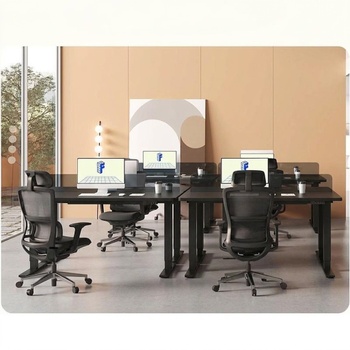 Výškovo nastaviteľný stôl QE1B-4824-EUV4, 120 x 60 cm, čierny - A
