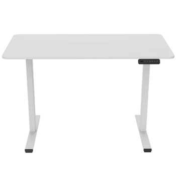 Výškovo nastaviteľný stôl FQ2W-1260-EUV2, 120 x 60 cm, biely - N