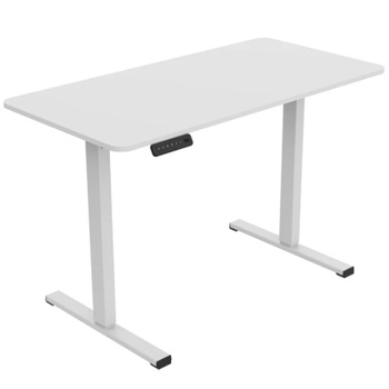 Výškovo nastaviteľný stôl FQ2W-1260-EUV2, 120 x 60 cm, biely - N