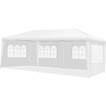 Záhradný pavilón s odnímateľnými bočnicami OP3925WH, 6 x 3 x 2,5 m, biela - A