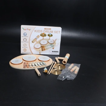 Dřevěná hračka Montessori bicí sada Vanplay