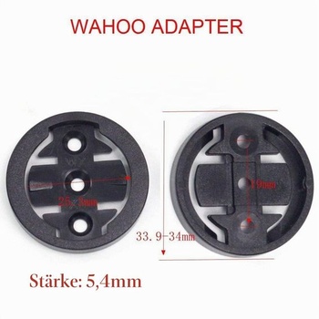 Adaptér Trigo pre držiak cyklocomputera pre Garmin Wahoo Elements, sada Wahoo