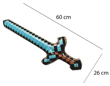 Diamantový meč Minecraft 60 cm nafukovací